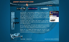 impression d'écran du site audio-transfert.com