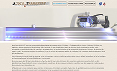 impression d'écran du site audio-transfert.com