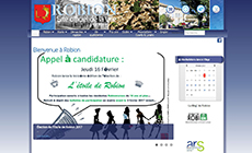 impression d'écran du site http://robion.fr