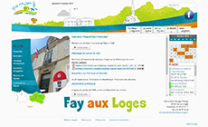 impression d'écran du site http://mairie-fayauxloges.fr/