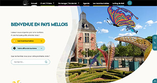 impression d'écran du site http://decouvertes.paysmellois.org/