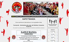 impression d'écran du site xapetbanda.org